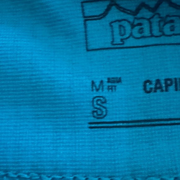 Patagonia Kids Leggings in Vibrant Teal - Picture 5 of 10